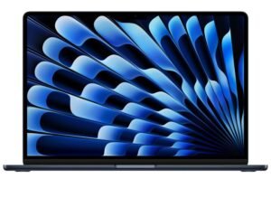 Apple MacBook Air 2024 15.3-inch Apple M3 8-Core 8 GB 256 GB SSD Midnight DE (German) - Very Good Condition