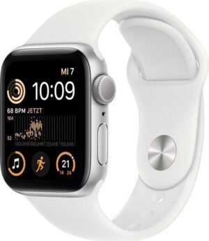 Apple Watch SE Aluminum 44 mm 2022 Midnight Sport Band Black GPS - Very Good
