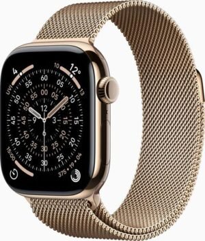 Apple Watch Series 11 Titanium Titanium 46 mm 2025 Natural Titanium Milanese Loop Natural GPS + Cellular - Excellent