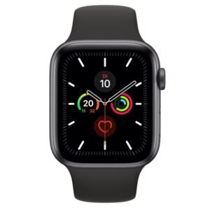 Apple Watch Series 5 Aluminum 40 mm 2019 Space Gray Sport Band Black GPS - Excellent