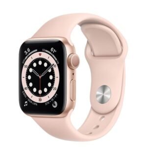 Apple Watch Series 6 Aluminum Aluminum 40 mm 2020 Gold Sport Band Sand Pink GPS - Excellent