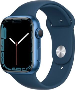 Apple Watch Series 7 Aluminum Aluminum 41 mm 2021 Green Sport Band Green GPS - Excellent