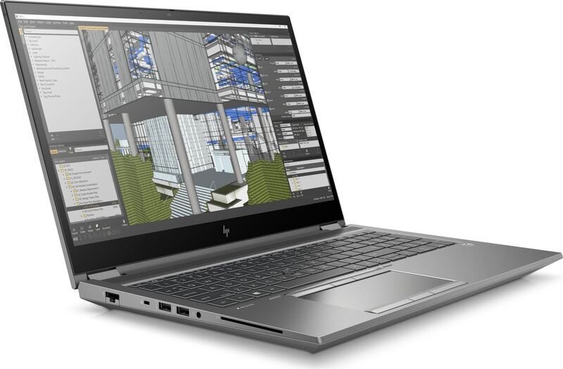 HP ZBook Fury 15 G7 Intel Core i7-10850H 16 GB 256 GB SSD 15.6-inch FHD Grey IT (Italian) - Refurbished - Image 2