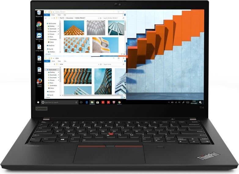 Lenovo ThinkPad T14 G2 Intel Core i5-1145G7 8 GB 256 GB SSD 14.0-inch Black DE (German) - Refurbished